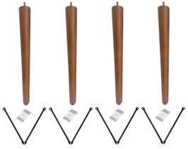 Pe Palito 80cm Chapa Inclinada Suporte V + Parafusos