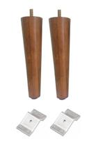 Pé Palito Jthome 10cm Amendoa 2 Uni + Chapa Inclinada 2 Uni