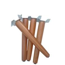 Pé Palito Madeira Mesa Sofás Puffs Poltronas Kit 4 Pés 30 cm com 4 Chapinhas Brinde Pé Palito Madeira Mesa Sofás Puffs Poltronas Kit 4 Pés 30 cm com 4 Chapinhas Brinde