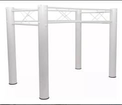 Pé para Mesa/BASE EM AÇO TUBULAR BRANCA 0,93cmx0,69cm Pé para Mesa/BASE EM AÇO TUBULAR BRANCA 0,93cmx0,69cm