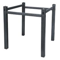 Pé Para Mesa De Jantar 0,80 Quadrada Para Cozinha Sala De Jantar Serve Para Tampos De Vidro Pedra Pé Para Mesa De Jantar 0,80 Quadrada Para Cozinha Sala De Jantar Serve Para Tampos De Vidro Pedra