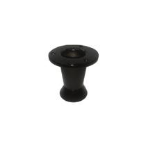 Pé Regulável para Móveis 60mm (300kg) Alumínio Preto Metali
