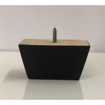 Pé Retangular Madeira Sofás Estofados 6cm Kit 8un Celica Pé Retangular Madeira Sofás Estofados 6cm Kit 8un Celica