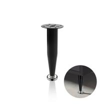 Pé Távola de Alumínio Preto de 10 Cm Com Regulagem Para Armários E Móveis Mk Pé Távola de Alumínio Preto de 10 Cm Com Regulagem Para Armários E Móveis Mk