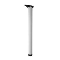 Pé Tubular para Mesa Diâmetro 60x730mm Branco FGVTN Pé Tubular para Mesa Diâmetro 60x730mm Branco FGVTN