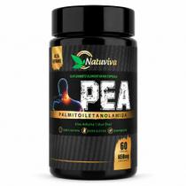 PEA Palmitoiletanolamida 650mg 60 Cápsulas Zero Glúten Zero Lactose Alta Performance Natuvitae PEA Palmitoiletanolamida 650mg 60 Cápsulas Zero Glúten Zero Lactose Alta Performance Natuvitae