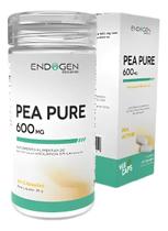 Pea Pure 600mg Palmitoiletanolamida 60 Caps Vegana Sabor Sem Sabor Endogen Suplemento Alimentar