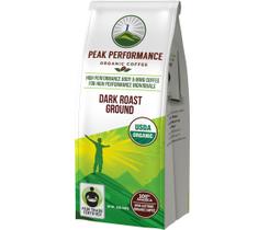 Peak Performance Café Orgánico en Grano Molido Tostado Oscuro 340g