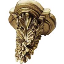 peanha dourada suporte para santo suporte para imagem vaso oratório - vintage
