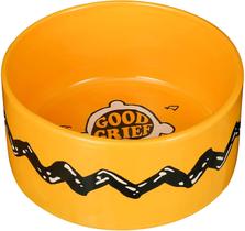 Peanuts Ceramic Dog Bowl - Cerâmica Peanuts Dog Bowl Holds até 3.5 Xícaras Dog Food or Water - Dog Water Bowl e Dog Food Bowl from Peanuts - Cerâmica Dog Bowl, Cute Dog Bowls, Dog Food Container