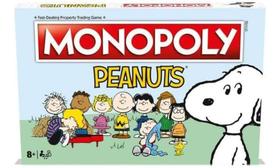 Peanuts Monopoly Board Game English Edition, Jogo de Família para Maiores de 8 anos