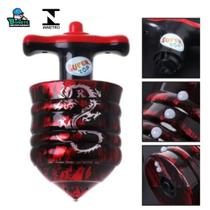 Peão de Combate com Luzes e Corda Retrátil Brinquedo Interativo Peão de Combate com Luzes e Corda Retrátil Brinquedo Interativo