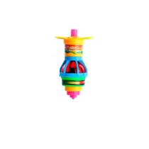 Peão Giratório com Luz LED Infantil Brinquedo Educativo Colorido Giro Automático Iluminado