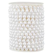 Pearl Beads Garland ZPEXRV 48 pés/14,7 m Craft String White