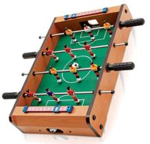 Pebolim Futebol De Mesa Portátil 12 Jogadores 2 Bolas Placar