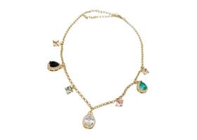 Peça Colar Com Pingentes Em Zircônia