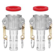 Peça de alumínio Camlock Fitting DERPIPE (1 fêmea x 1 mangueira) Peça de alumínio Camlock Fitting DERPIPE (1 fêmea x 1 mangueira)