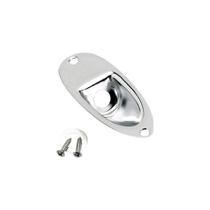 Peça de guitarra elétrica Fender Stratocaster Jack Ferrule Chrome