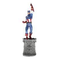 Peça de xadrez Toynk Marvel Chess Collection Capitão América Peça de xadrez Toynk Marvel Chess Collection Capitão América