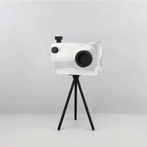 Peça Decorativa Câmera em Acrílico 30cm 14686-PL