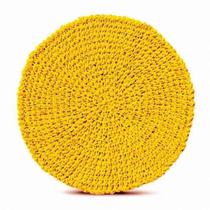 Peça Jogo Americano Organico Papier Amarelo Linha Tyft Yoi Peça Jogo Americano Organico Papier Amarelo Linha Tyft Yoi