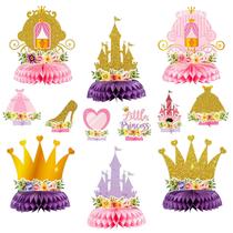 Peças Centrais de Festa Arowwesh - Princesa Rosa e Dourada (12 Unidades) Peças Centrais de Festa Arowwesh - Princesa Rosa e Dourada (12 Unidades)