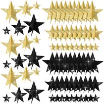 Peças centrais Star Sinload 45 unidades de decorações 3D Star Peças centrais Star Sinload 45 unidades de decorações 3D Star
