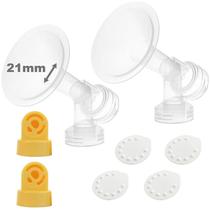 Peças de bomba de mama NENESUPPLY, válvulas de flange e membranas de 21 mm