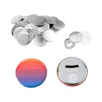 Peças De Botão De Metal De 58mm 50PCS Ímã De Geladeira Abridor De Garrafa Para Máquina De Fazer