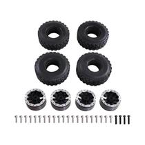 Peças De Carro RC Em Escala 1/12 1/16, Pneus Com Clip E Eixo De Metal Para Feiyu JJRC WPL Peças De Carro RC Em Escala 1/12 1/16, Pneus Com Clip E Eixo De Metal Para Feiyu JJRC WPL
