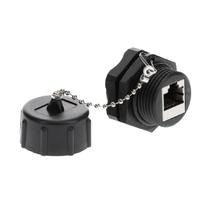 Peças de instalação do acoplador Ethernet CAT6 RJ45 blindado IP67 Peças de instalação do acoplador Ethernet CAT6 RJ45 blindado IP67