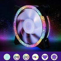 Peças de refrigeração do sistema de computador 3 pinos 12cm caixa de refrigeração silenciosa do computador ventilador refrigerador broca de gelo aurora rgb argb pc