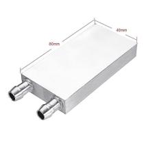 Peças de refrigeração do sistema de computador bloco de resfriamento de água de alumínio cpu para radiador de cpu de computador 40x80mm