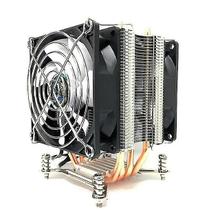 Peças de refrigeração do sistema de computador silencioso ventilador cooler processador tubos de calor resfriamento cpu radiador 2 ventiladores de ventilador e refrigeração