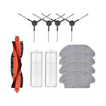 Peças De Substituição Para Aspirador Robot Xiaomi S10 S12 T12 B106GL, Escova Lateral E Filtro Peças De Substituição Para Aspirador Robot Xiaomi S10 S12 T12 B106GL, Escova Lateral E Filtro
