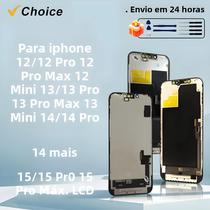 Peças De Substituição Para iPhone 12 13 14 Display OLED Tela Sensível Ao Toque 3D Digitizer LCD NOVO
