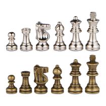 Peças de Xadrez Best Chess Set Odysseus Metal Rei 6,5 cm Peças de Xadrez Best Chess Set Odysseus Metal Rei 6,5 cm