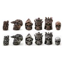 Peças de Xadrez em Resina - Coleção Caveiras Gótica 784 Peças de Xadrez em Resina - Coleção Caveiras Gótica 784
