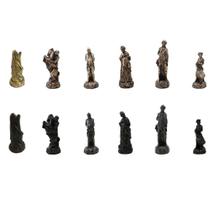 Peças De Xadrez Em Resina - Coleção Guerra Da Independência Peças De Xadrez Em Resina - Coleção Guerra Da Independência