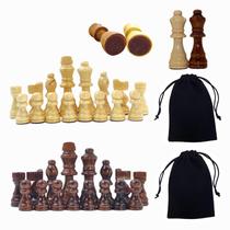 Peças de Xadrez Hellpnoom Staunton 3" Rei Conjunto de Madeira Peças de Xadrez Hellpnoom Staunton 3" Rei Conjunto de Madeira
