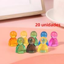 Peças De Xadrez Humanoides Coloridas 20 Peças 24x16x12mm Marcadores De Jogo De Acrílico Acessórios Peças De Xadrez Humanoides Coloridas 20 Peças 24x16x12mm Marcadores De Jogo De Acrílico Acessórios