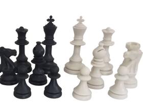 Peças De Xadrez Oficial de Plástico Maciço - Rei 10 cm