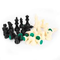 Peças de xadrez Yctze Complete International Chess Game Plastic