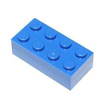 Peças e elementos LEGO: Tijolo 2x4 Azul (Azul Brilhante) x20