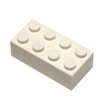 Peças e peças LEGO brancas 2x4 Brick x200 Peças e peças LEGO brancas 2x4 Brick x200