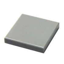 Peças e peças LEGO: cinza claro (cinza pedra médio) 2x2 ladrilho x200