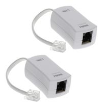 Peças instaladoras de filtro de telefone com modem DSL para eliminação de interferências