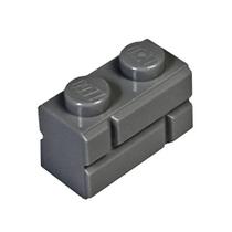 Peças LEGO: Cinza Escuro (Pedra Cinza Escura) 1x2 Mas