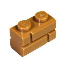 Peças LEGO: Pedra de Perfil de Maçonaria 1x2 na Cor Areia (Bege Médio) x20