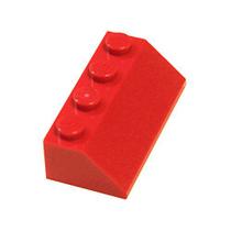 Peças LEGO: Vermelho (Vermelho Brilhante) 2x4 45 Inclinação x20
